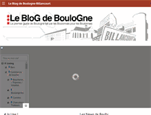 Tablet Screenshot of leblogdeboulogne.com